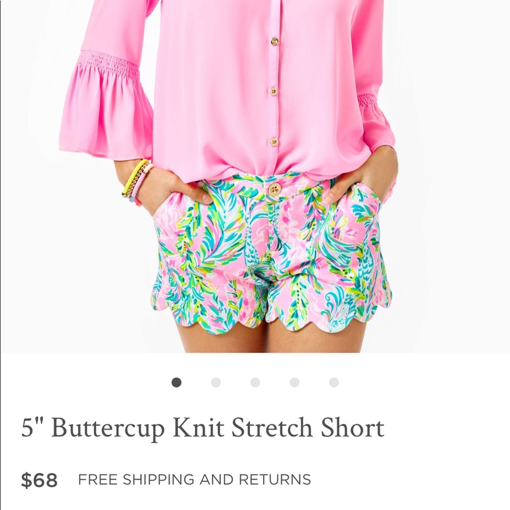 Pink & Blue Lilly Pulitzer Shorts Size 2